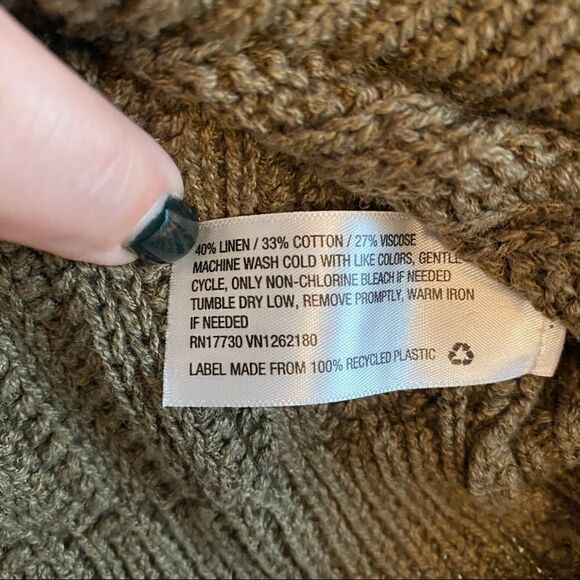 Olive Green Prologue Sweater Size-M - Picture 8 of 8